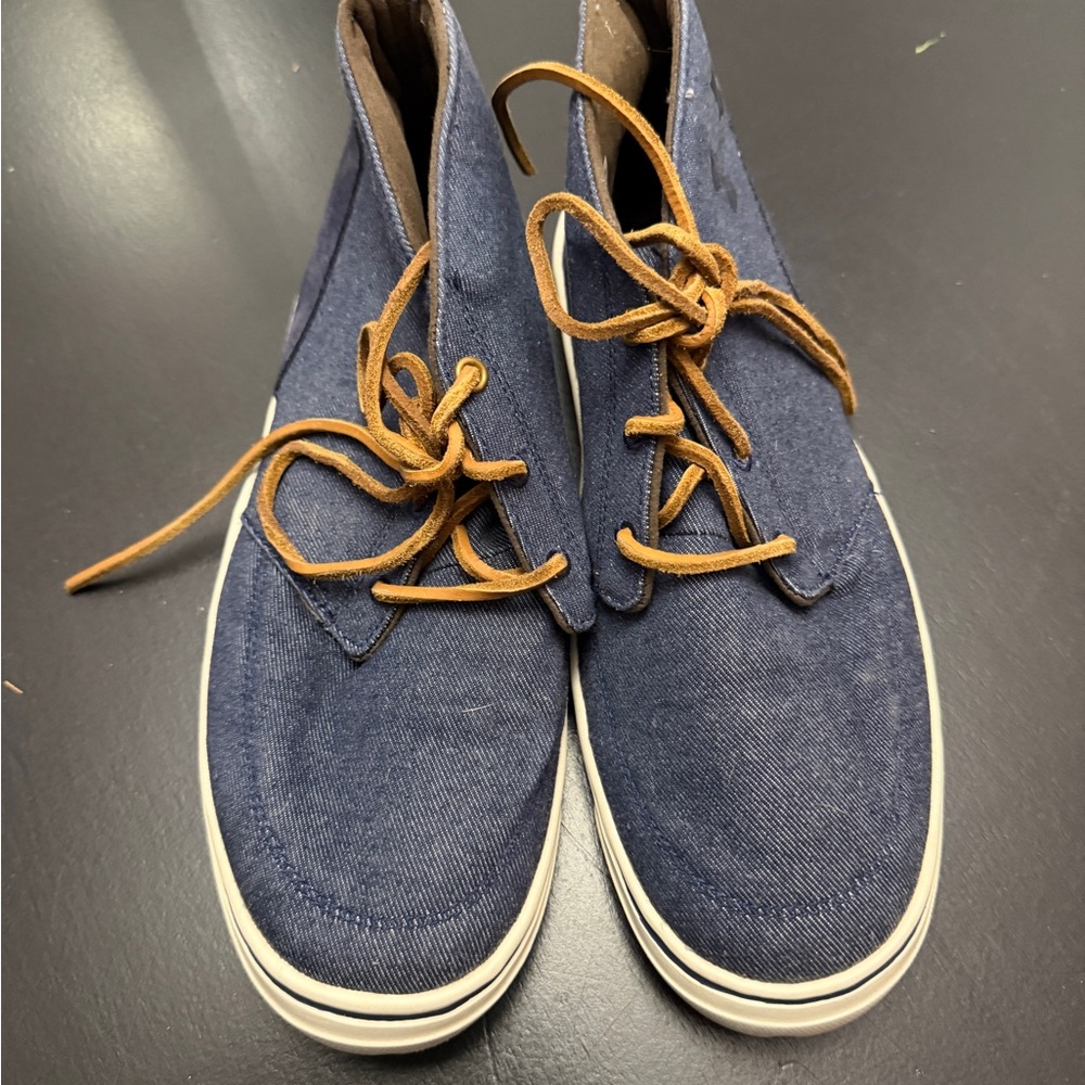 UNDER ARMOUR MEN’S DENIM HIGH TOP FASHION SNEAKERS SZ 7